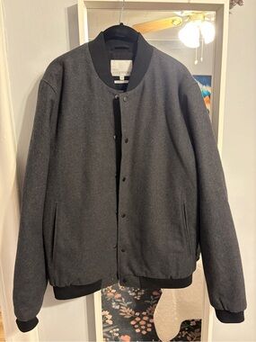 next Men’s Dark Gray Bomber Jacket